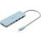 Фото - USB-хаб J5create USB-C 6-в-1 Cyan (JCD373EC-N) | click.ua