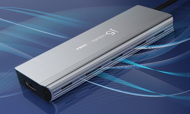 USB-хаб J5create USB-C 5-в-1 Grey (JCD401-N)