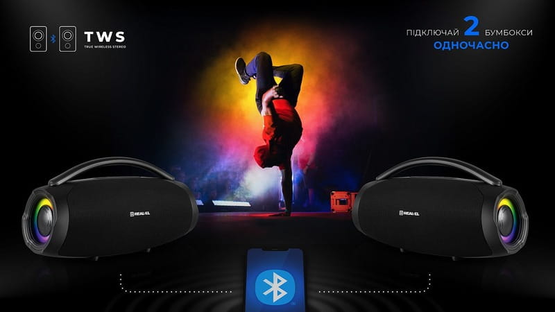 Акустическая система REAL-EL X-755 Black