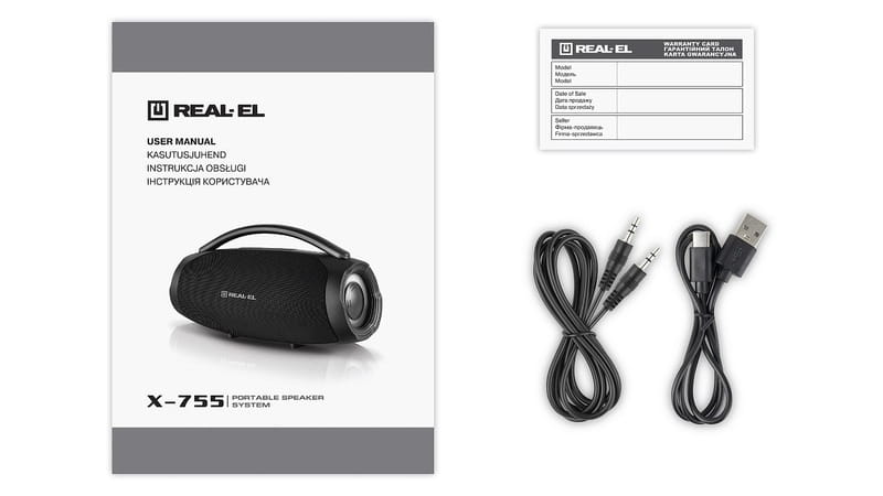 Акустическая система REAL-EL X-755 Black