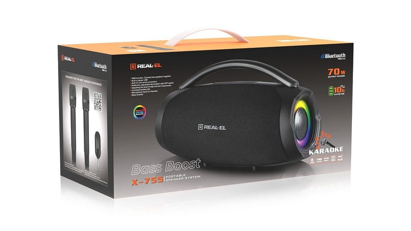 Акустическая система REAL-EL X-755 Black