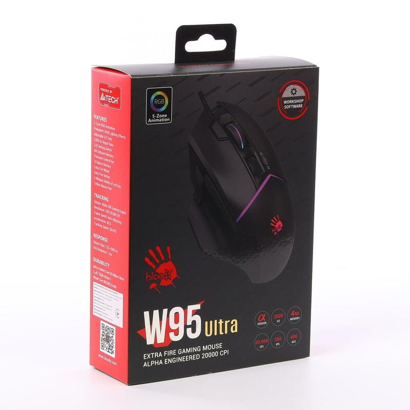 Мышь Bloody W95 Ultra Stone Black