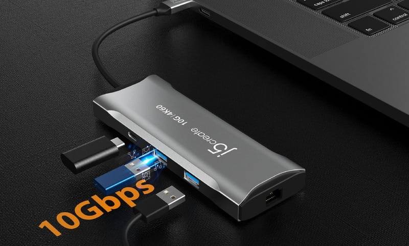 Док-станция J5create USB-C 7-в-1 (JCD393-N)