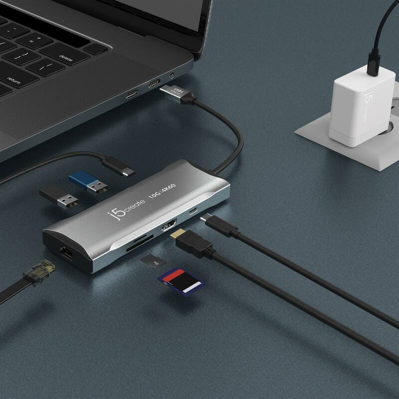 Док-станция J5create USB-C 7-в-1 (JCD393-N)
