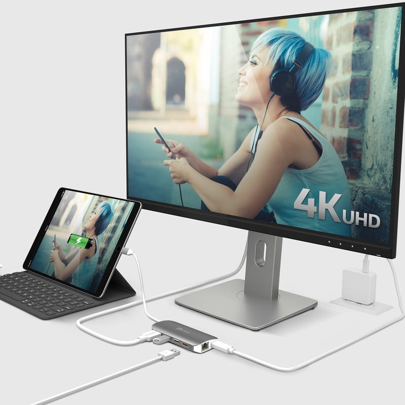 Док-станция J5create USB-C 9-в-1 (JCD383-N)