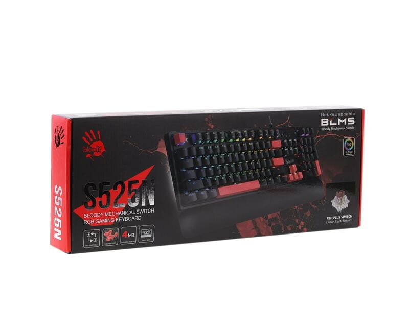 Клавіатура Bloody S525N Fire Black