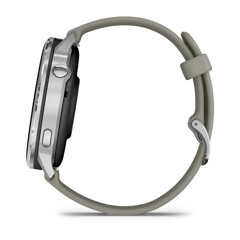 Смарт-годинник Garmin Venu 4 45mm Silver with Siliver Gray Silicone (010-03014-41)