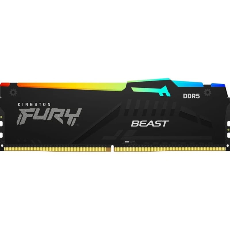 Модуль памяти DDR5 32GB/6000 Kingston Fury Beast RGB Black (KF560C36BBE2A-32)