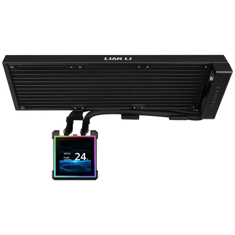 Система водяного охлаждения Lian Li HydroShift II LCD-S 360N Fanless Black (G89.GHS2LCDS36NB.00)