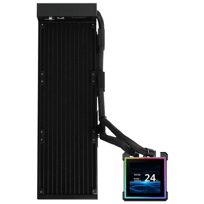 Система водяного охлаждения Lian Li HydroShift II LCD-S 360N Fanless Black (G89.GHS2LCDS36NB.00)