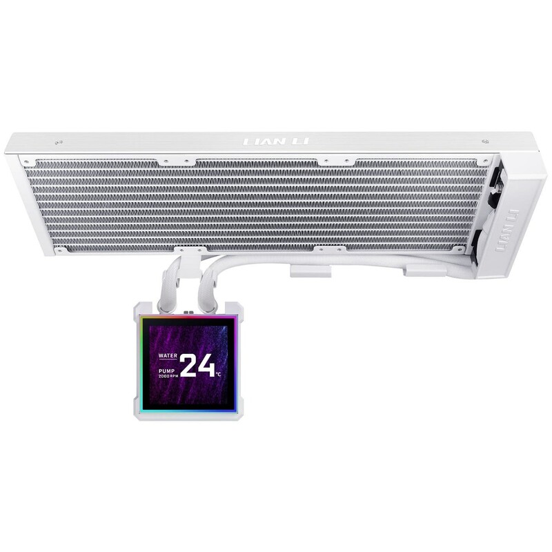 Система водяного охлаждения Lian Li HydroShift II LCD-S 360N Fanless White (G89.GHS2LCDS36NW.00)