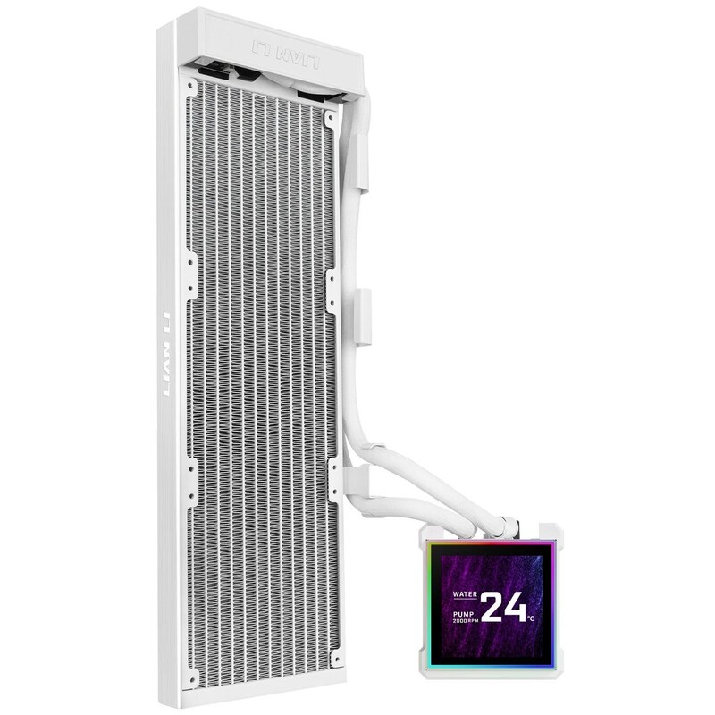Система водяного охлаждения Lian Li HydroShift II LCD-S 360N Fanless White (G89.GHS2LCDS36NW.00)