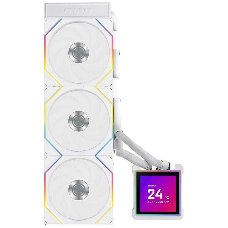 Система водяного охолодження Lian Li HydroShift II LCD-S 360TL White (G89.GHS2LCDS36TW.00)