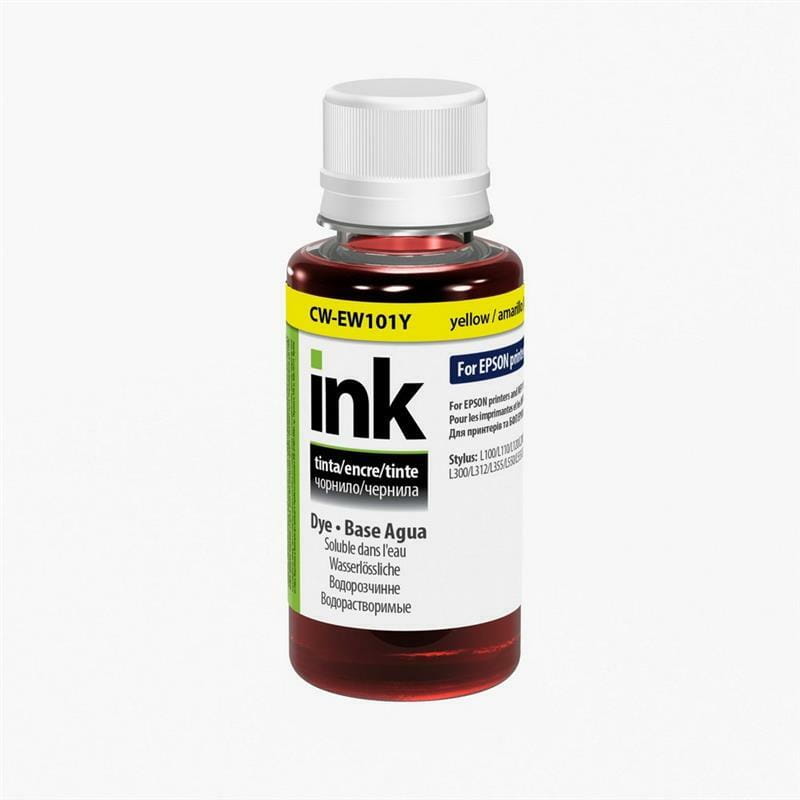 Чернила ColorWay EPSON L100/L200 (Yellow) (CW-EW101Y01) (T6644) 100мл