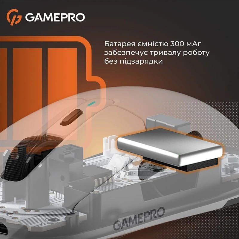 Миша бездротова GamePro Genesis Airmaster White (GM167W)