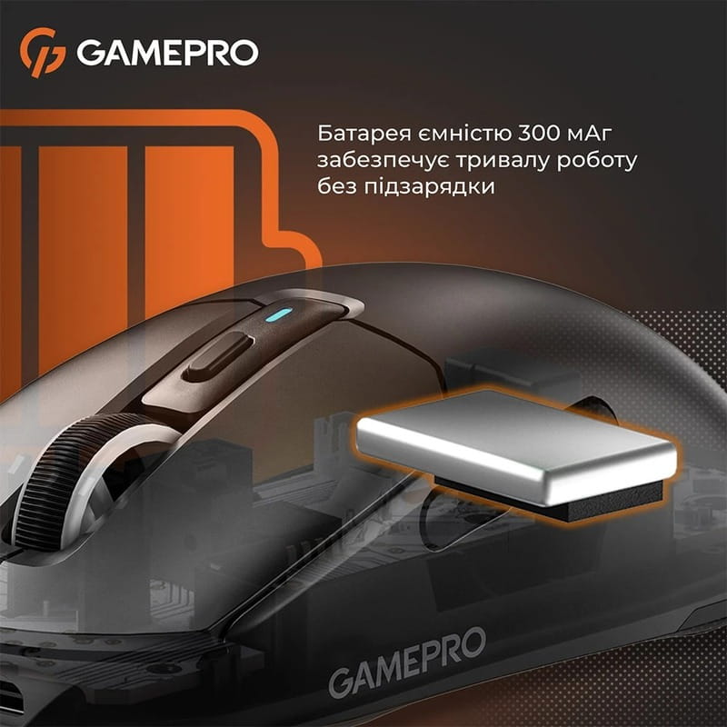 Мышь беспроводная GamePro Genesis Airmaster Black (GM167B)