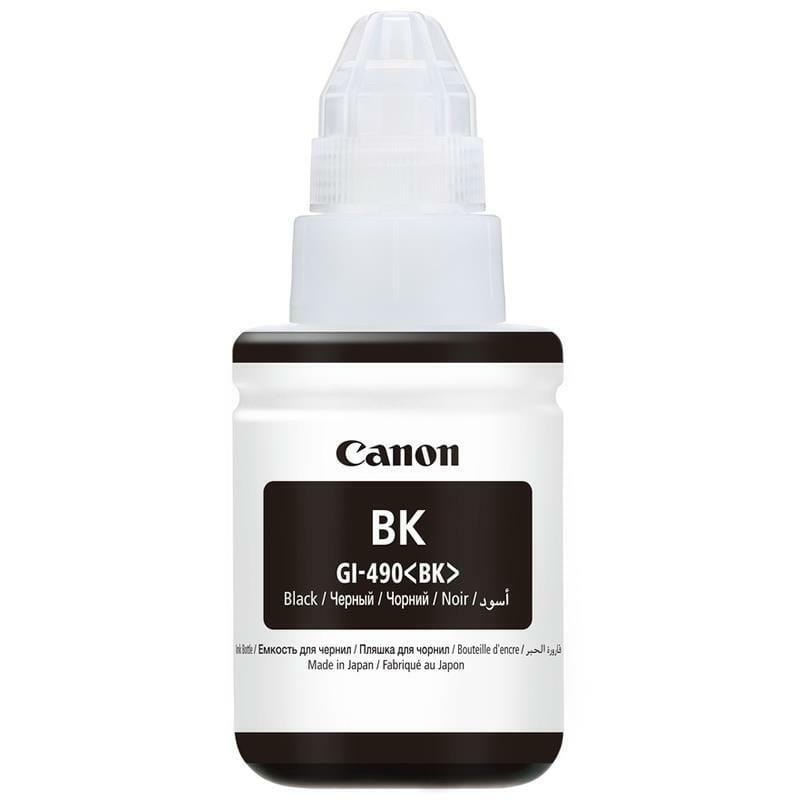 Чернила Canon GI-490 Pixma G1400/G2400/G3400 (Black) (0663C001) 135мл
