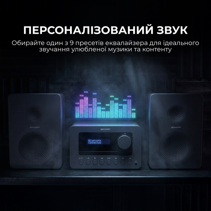 Мікросистема Sharp Micro Sound System Grey (XL-B514(GY))