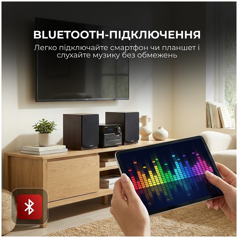 Мікросистема Sharp Micro Sound System Brown (XL-B517D(BR))