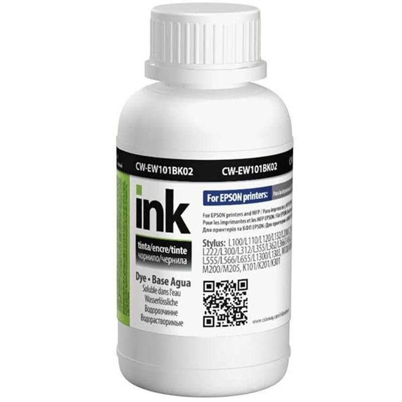 Чернила ColorWay EPSON L100/200 (Black) (CW-EW101BK02) (T6641) 200мл