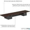 Фото - Підставка для монітора OfficePro MR177DW Dark Wood/Black | click.ua