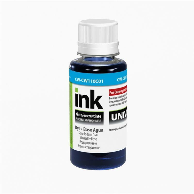 Чернила ColorWay Canon Universal (Cyan) (CW-CW110C01) 100мл
