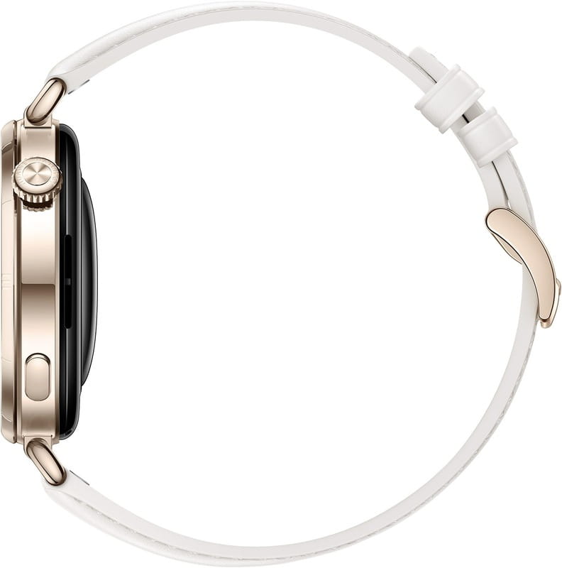 Смарт-годинник Huawei Watch GT 6 41mm Gold with White Composite Leather Strap (55020FTN)
