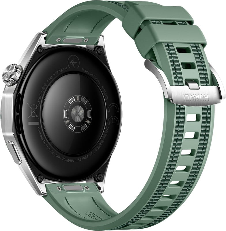 Смарт-годинник Huawei Watch GT 6 46mm Steel with Green Woven Strap (55020FTV)