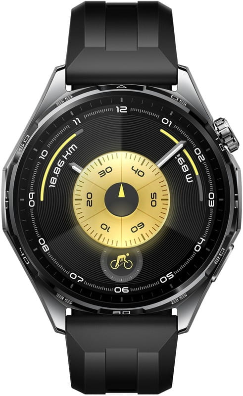 Смарт-часы Huawei Watch GT 6 46mm Black with Black Fluoroelastomer Strap (55020FTX)