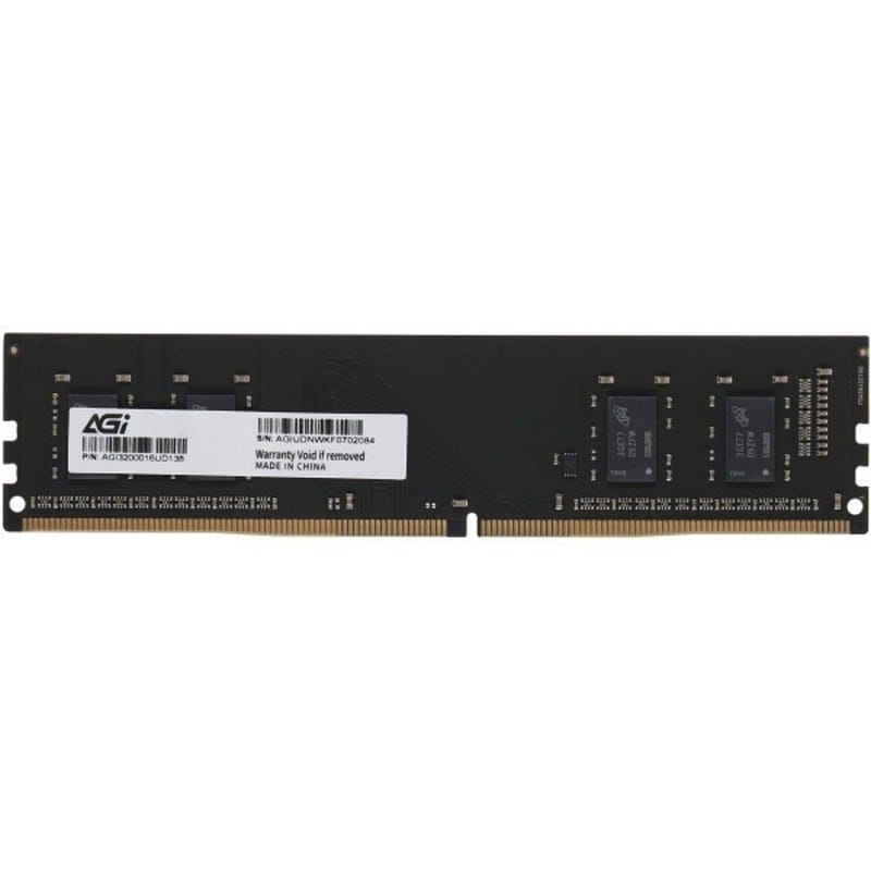 Модуль пам`ятi DDR4 8GB/3200 AGI Black (AGI320008UD138-ST)