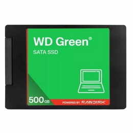 Накопитель SSD  500GB WD Green 2.5" SATA III 3D NAND (WDS500G5G0A)
