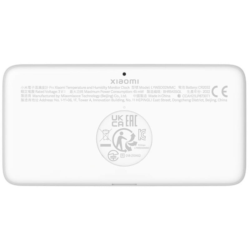Датчик температури та вологості Xiaomi Mi Temperature and Humidity Monitor Clock