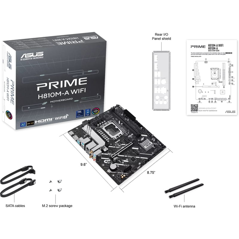 Материнская плата Asus Prime H810M-A WiFi Socket 1851