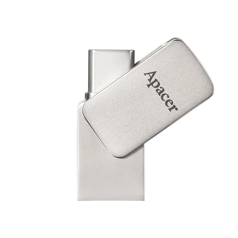 Флеш-накопичувач USB3.2 64GB Apacer AH181 Silver (AP64GAH181S-1)
