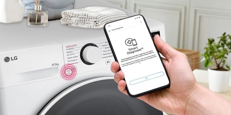 Пральна машина з сушкою LG F2R5FG0W