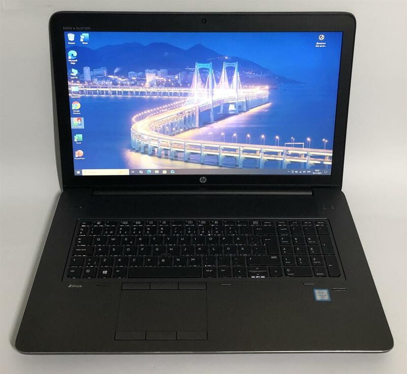Ноутбук HP ZBook 17 G3 / 17.3" (1600x900) / i5-6440HQ / 8GB / 256GB SSD / nVidia Quadro M1000M 2GB / Win10Pro / Backlight / сканер відбитка - Б/в