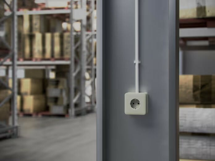 Монтажная коробка SurfaceBox для выключателей Ajax LightSwitch, розеток Ajax Outlet White