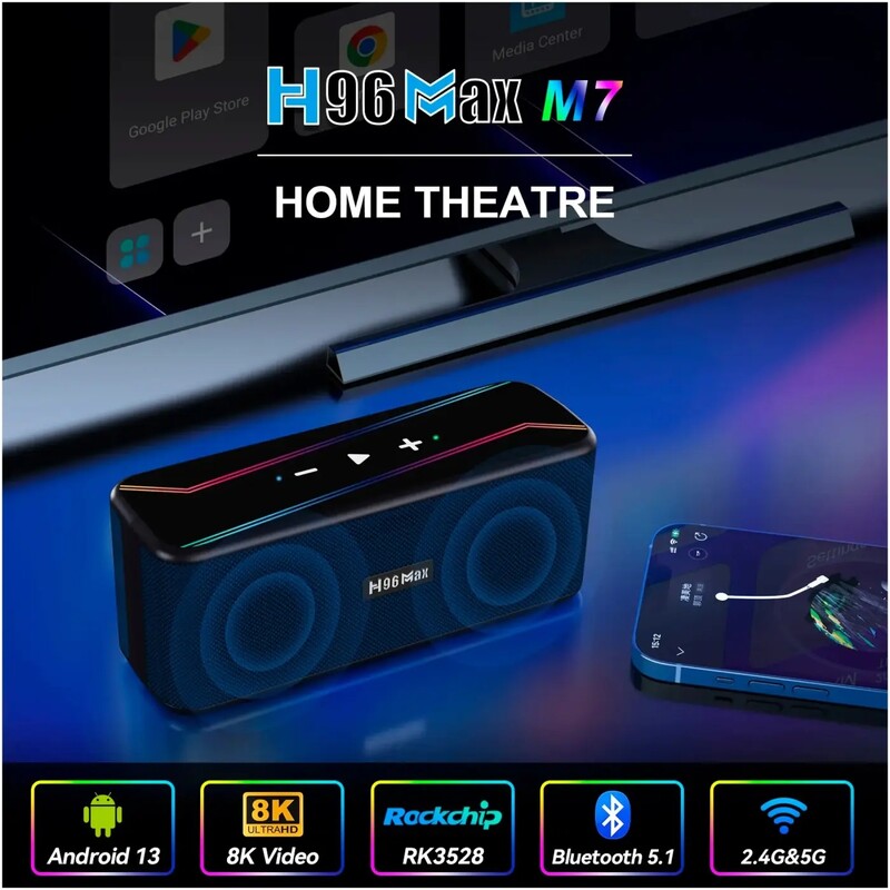 HD медіаплеєр H96 Max M7 4/32 GB