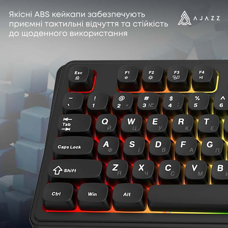 Клавіатура Ajazz AF98 Black USB-C Black (AF98-B)