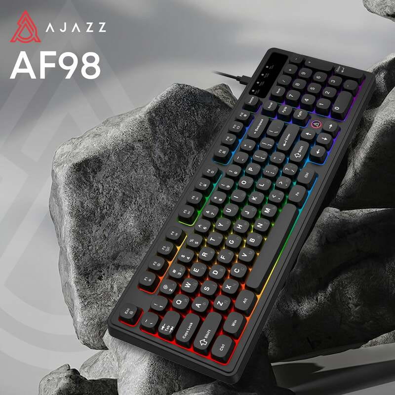 Клавіатура Ajazz AF98 Black USB-C Black (AF98-B)