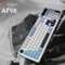 Фото - Клавіатура Ajazz AF98 Black USB-C Glacier Blue (AF98-GB) | click.ua
