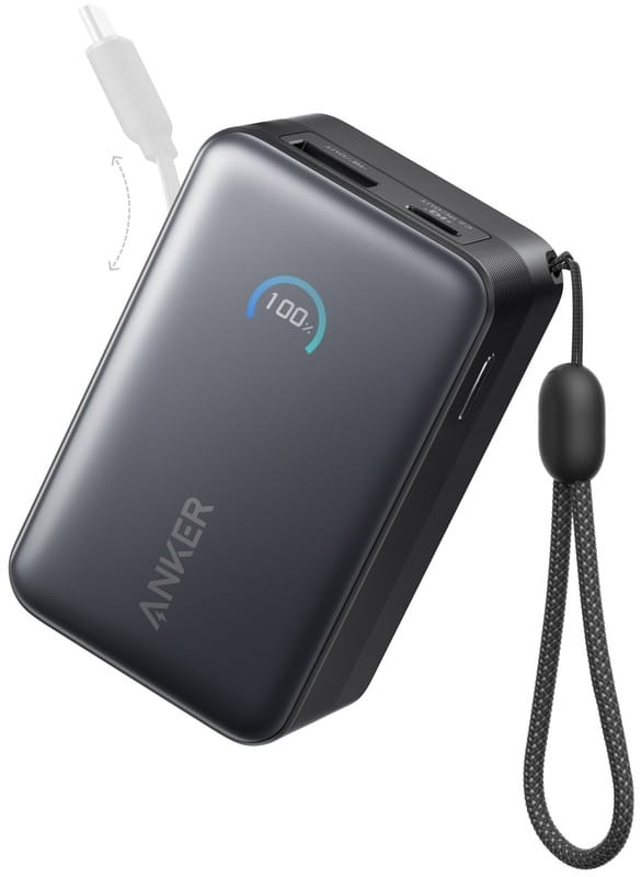 Універсальна мобільна батарея Anker Nano 10000mAh 45W Black (A1638H11)