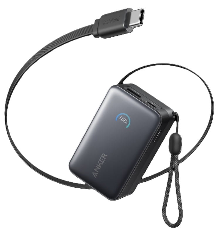 Універсальна мобільна батарея Anker Nano 10000mAh 45W Black (A1638H11)