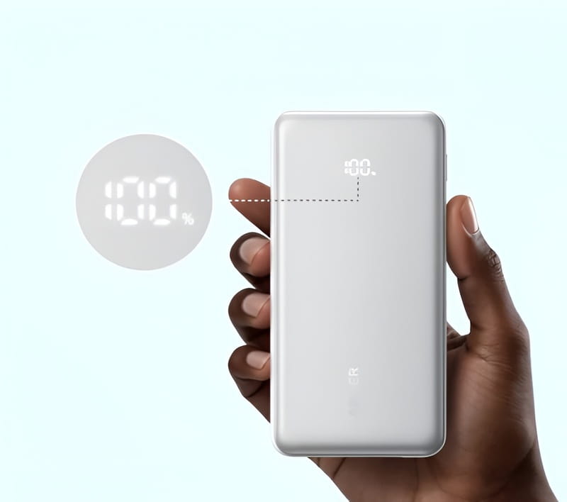 Универсальная мобильная батарея Anker Zolo 10000mAh 22.5W White (A110DH21)