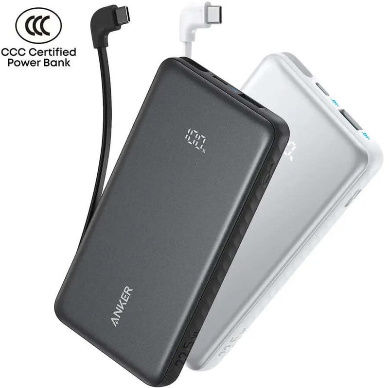 Универсальная мобильная батарея Anker Zolo 10000mAh 22.5W White (A110DH21)