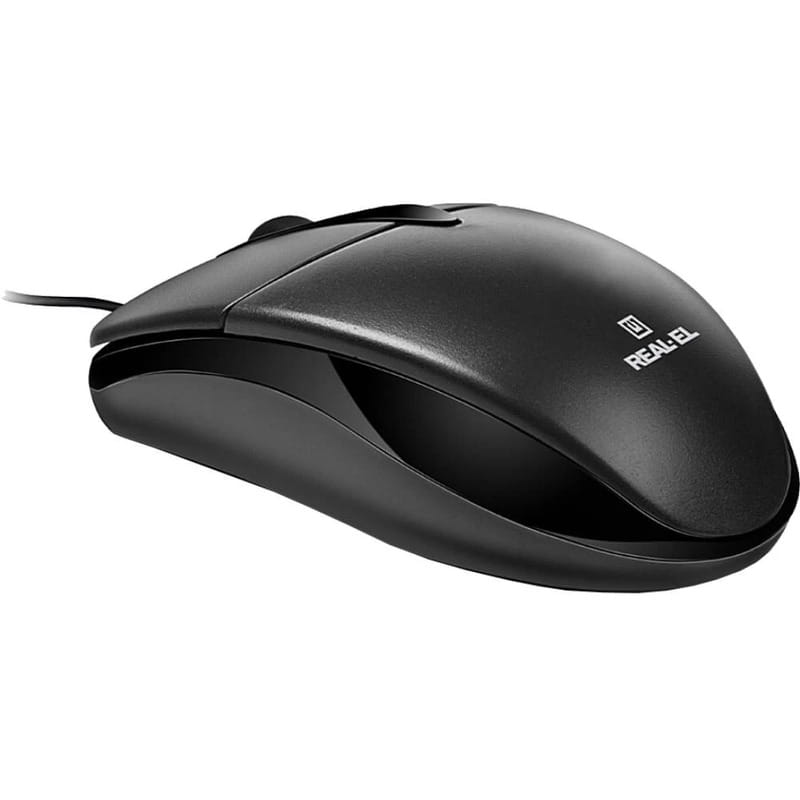Мышь REAL-EL RM-211 Black USB