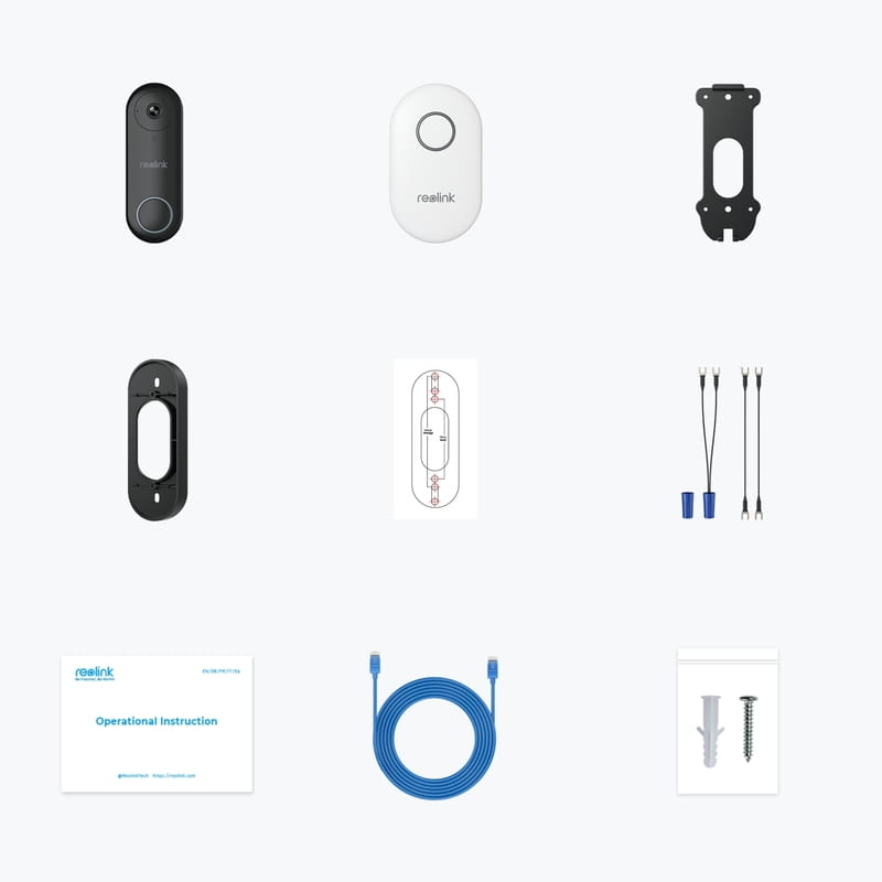 Відеодзвінок Reolink D340P (Video Doorbell PoE)