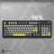 Фото - Клавіатура бездротова Ajazz AF98 Plus Black Gray Yellow (AF98-PLUS-BGY) | click.ua