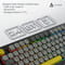 Фото - Клавіатура бездротова Ajazz AF98 Plus Black Gray Yellow (AF98-PLUS-BGY) | click.ua