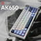 Фото - Клавиатура Ajazz AK650 Sea Salt Switch White USB-C (AK650-SS-BWB) | click.ua